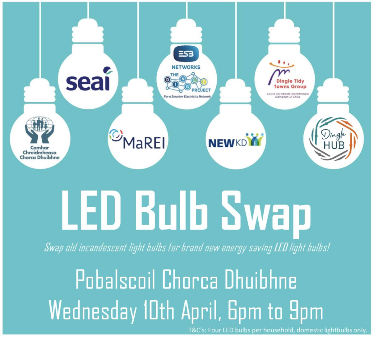 Read more about the article LED Bulb Swap April 2019